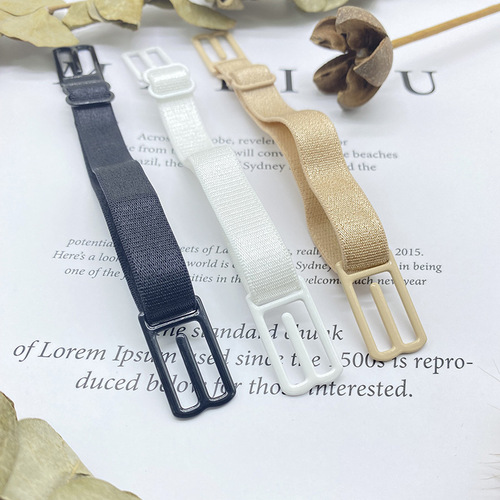 Manufacturer sports bra adjustable shoulder straps 1CM fixed extension buckle underwear accessories OPP packaging