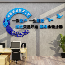 公司前台背景墙面设计效果图logo形象壁纸办公室装饰布置名称