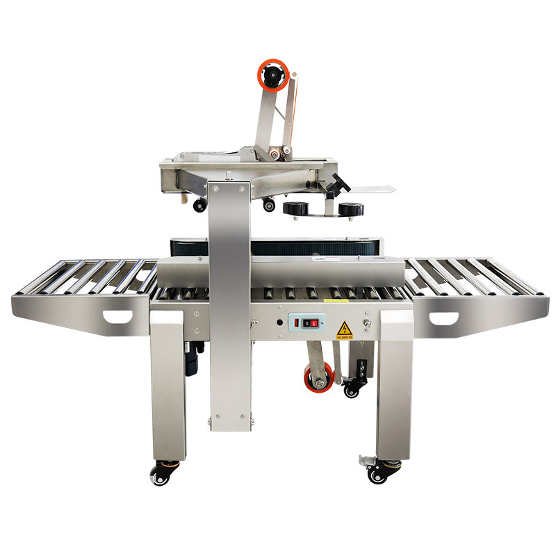 Selladora de Cajas con Cinta de Acero Inoxidable FXC5050 Automática para Cajas de Espuma