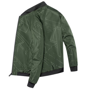 Spring and Autumn Men's Jacket Slim-fit Thin Jacket Trendy Baseball Suit Youth Casual Collar Jacket Zhao Zhou