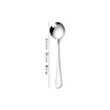 Tableware stainless steel, spoon with laser, increased thickness
