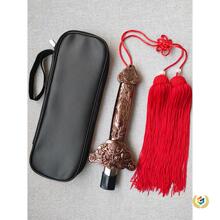 太极剑伸缩剑晨练表演健身男女收缩武术折叠剑道具儿童硬舞剑宝剑