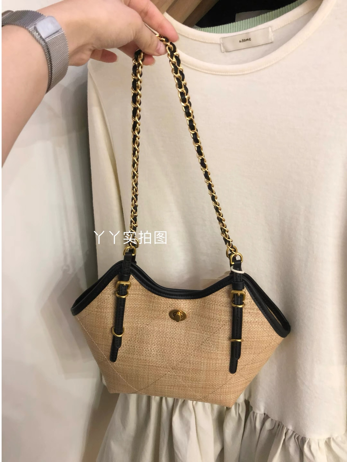 Large Capacity Hand-Woven Tote Bag For Women 2026 New Arrival Luxury Niche High-End Commuter Shoulder Bag - Thumbnail 6