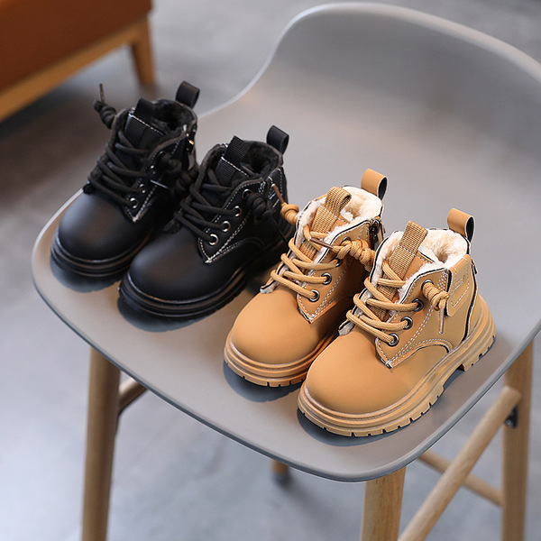 Children's warm Martin boots 2025 winter new style boys' thickened…