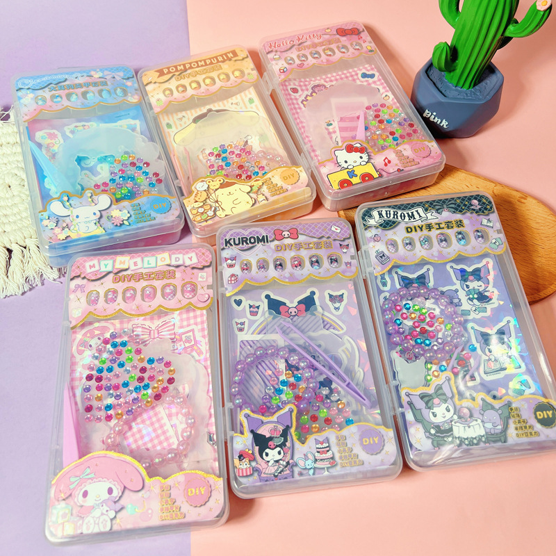 Genuine Sanrio coolometi acrylic laser stickers DIY handmade bracelet gem nail stickers Genuine Sanrio coolometi acrylic laser stickers DIY handmade bracelet gem nail stickers