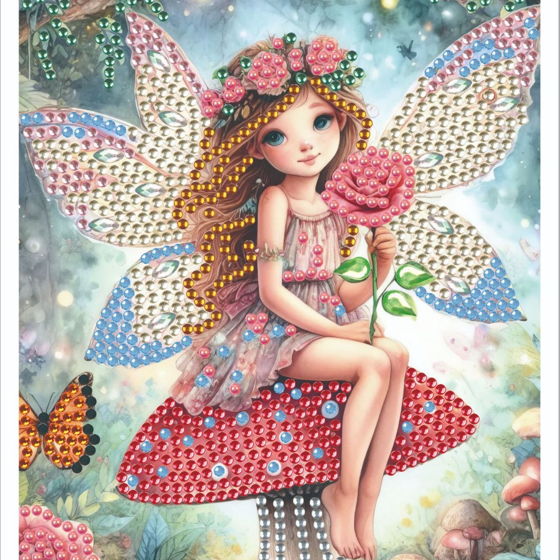 DIY Diamante Cuaderno de dibujo 5D creativo Alien dibujo animal punto dibujo de diamante regalo de Navidad