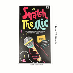 跨境亚马逊TK爆款snatch the mic音乐聚会游戏家庭游戏卡牌抢麦