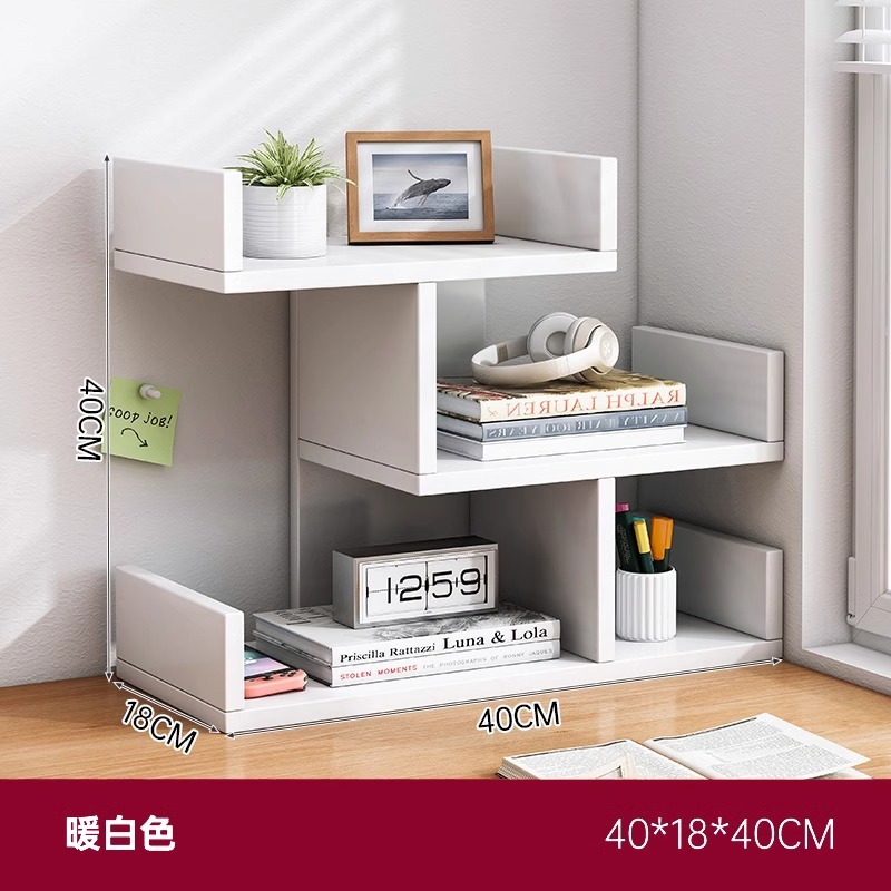Estantería Escritorio Escritorio Estante de almacenamiento Escritorio Escritorio para estudiantes Estante para libros pequeños Dormitorio Oficina Estante simple de varios pisos