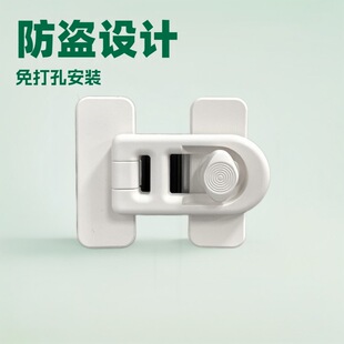 2025 new non-opening cabinet door lock baby release refrigerator water dispenser safety lock anti-pinch hand multi-function lock