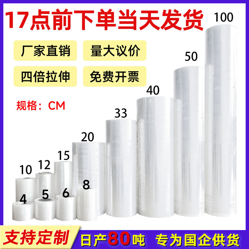 Pe Stretch Film, Wrapping Film, Plastic Film, Takeout Sealing Film, Tray Protective Film, Extended Length