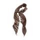 American Style Super Multi-color Retro Spice Girl Leopard Print Polo Solid Color Rose Scarf All-match Niche Design Millennium Style