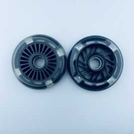 滑板车PU11024/10024mm发光轮滑板车闪光轮