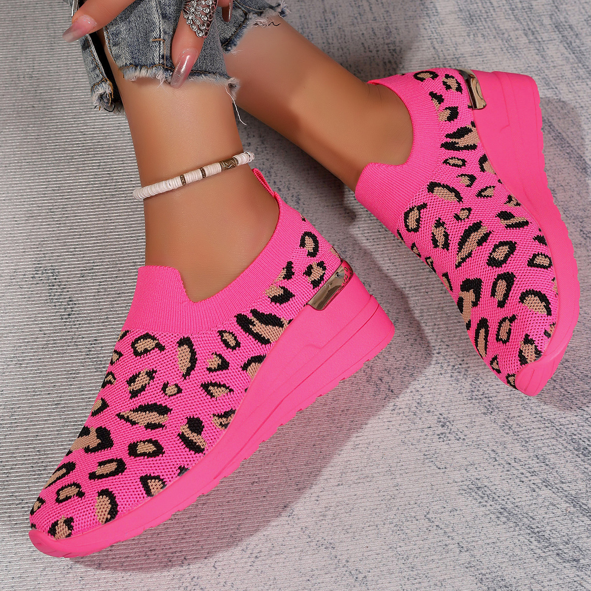 로즈 레오파드 프린트