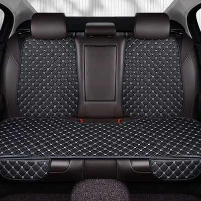 cover rear cushion ozontemu — Seat cushion, seat cover - white-black-back-seat