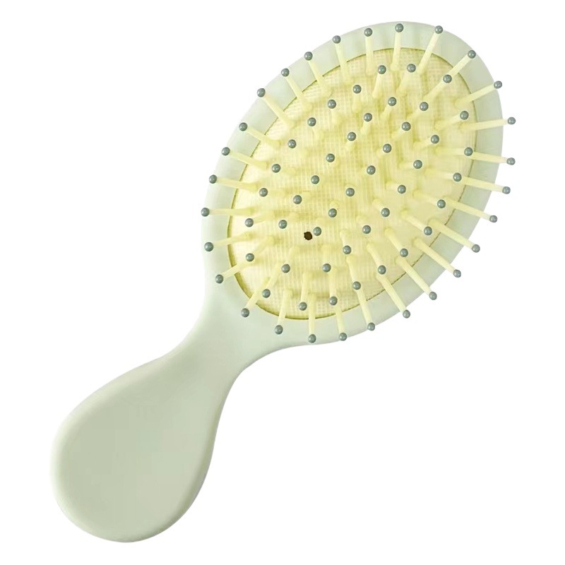 Peine con cojín de aire, mini horquilla portátil, compacto, no daña el cabello, masajeador, lindo, cepillo de pelo con airbag estilo ins.