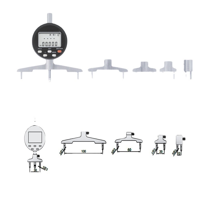批发成都 大阳量具 5521-131 多功能数显半径测试仪0-100 半径规