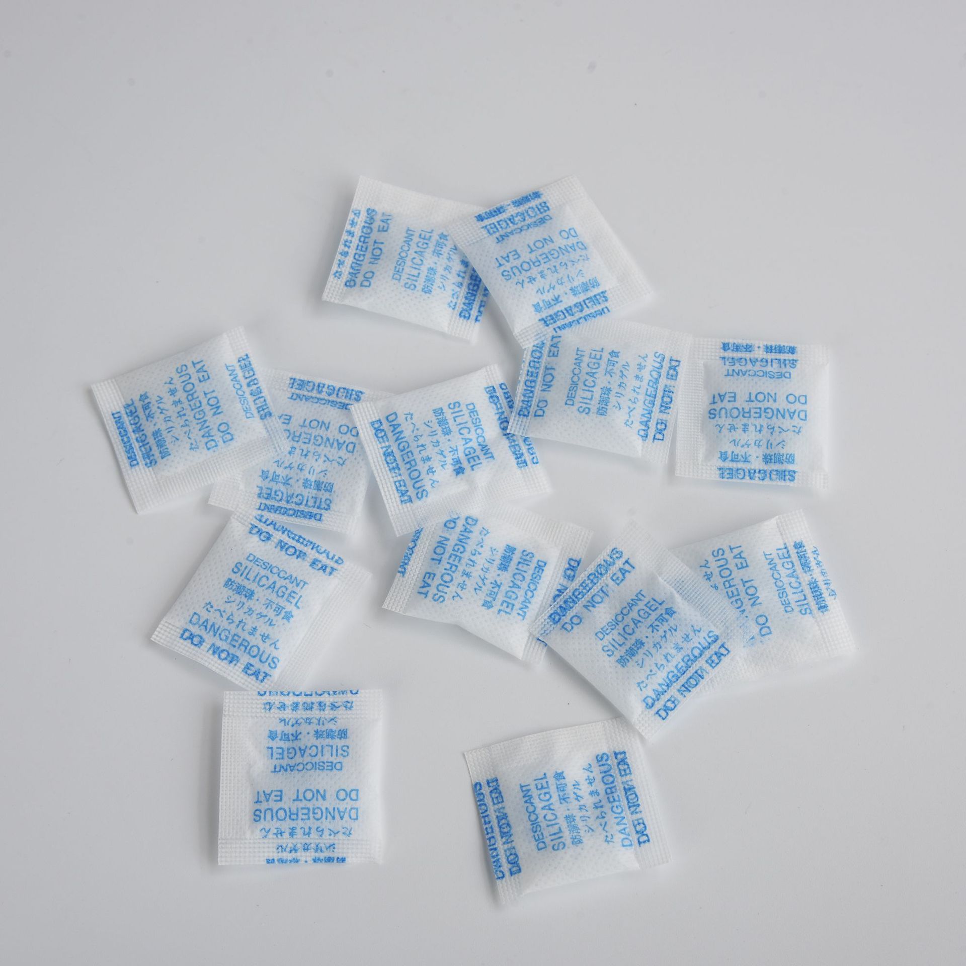 1 gramo de embalaje de papel Aihua chino inglés japonés impresión de silicona desecante productos de salud medicina alimentos a prueba de humedad silicona pura