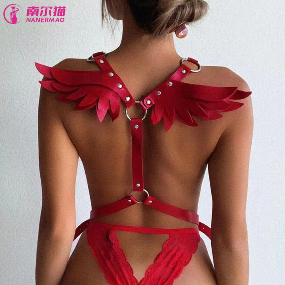 European and American New Style Leather Angel Wings Female Harness Sm Props Body Harness Unisex Toy
