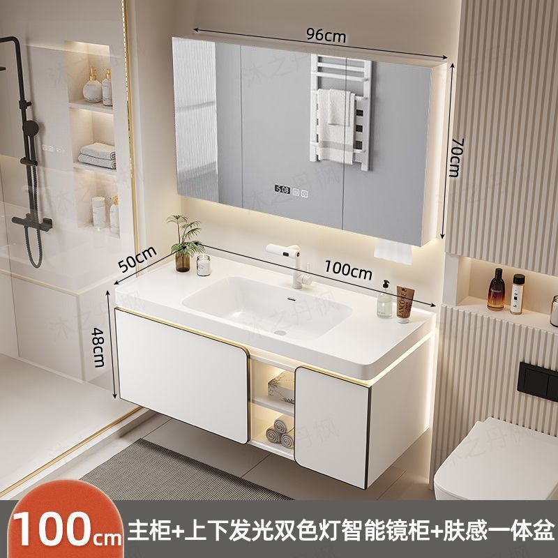 25 años de luz de la luna blanca nueva bañera de cerámica gabinete de baño combinado lavabo de cerámica lavabo gabinete de baño