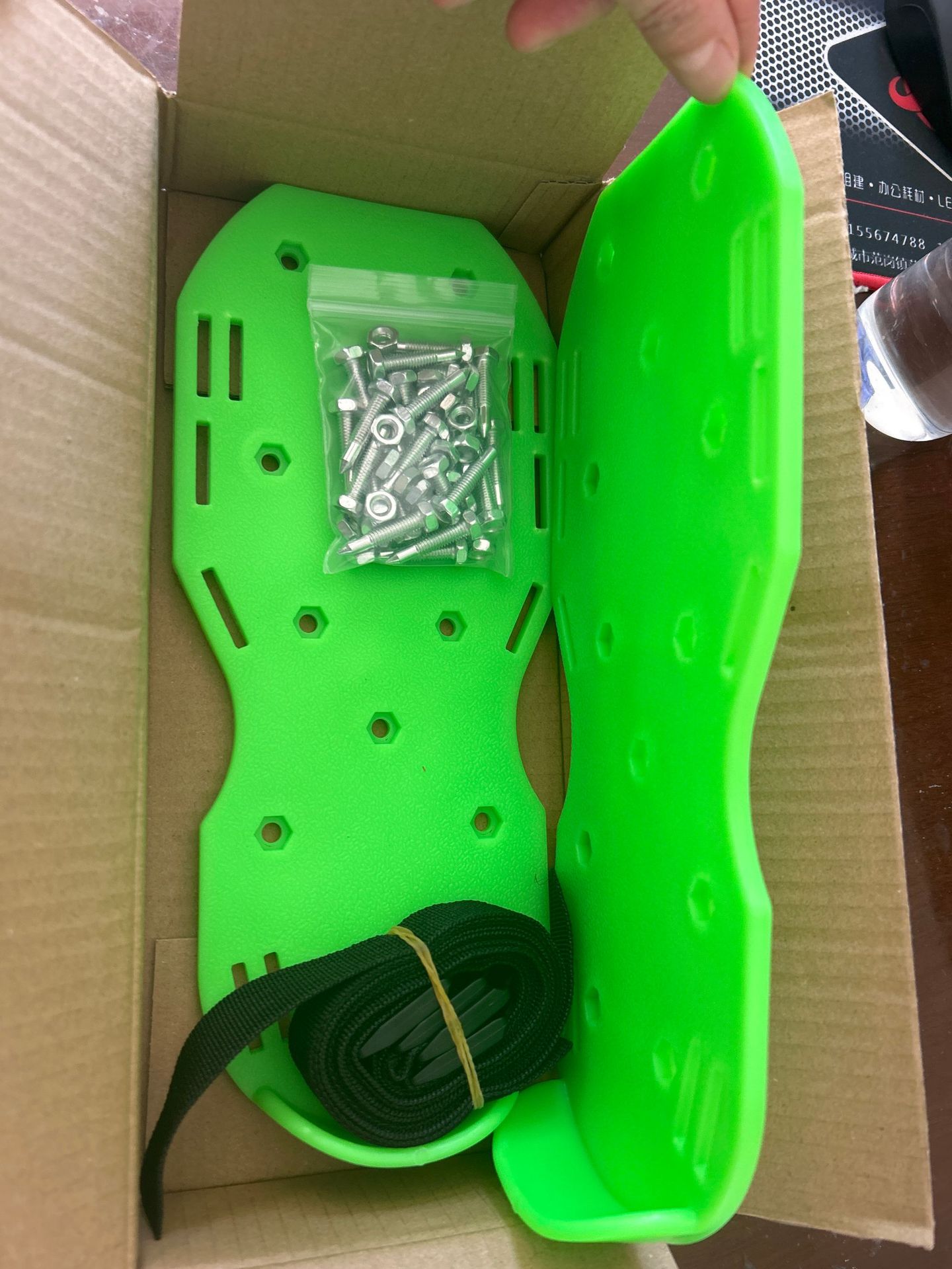 손톱 길이 2cm [형광녹색]