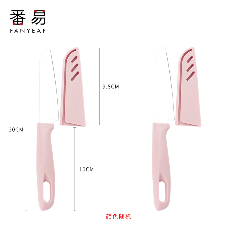 스테인레스 스틸 과일 칼 2 색 랜덤