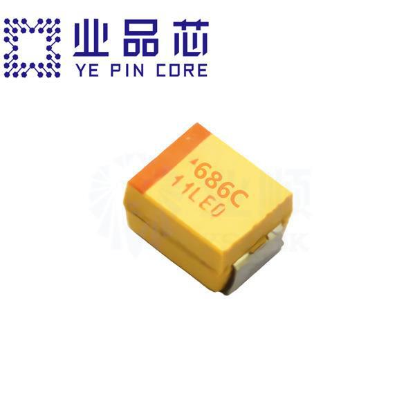 国产 贴片钽电容686A 68UF 10V B型 3528 1210 10%胆电容 LED