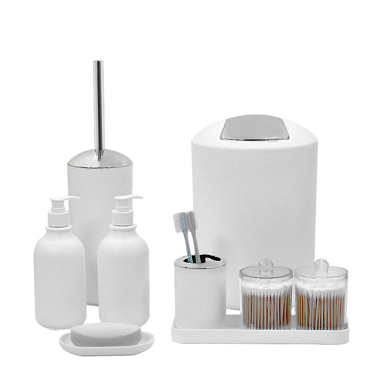 Simple baño traje de baño Baño combinación conjunto taza de dientes conjunto de dientes desinfectante de manos botella suministros