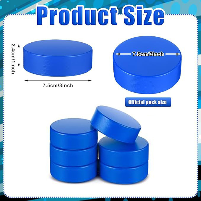Cross-Border Artificial Outdoor Ice Hockey Pu Foam Decompression Toy Pressure Hockey Sponge Pinchable Music Printable Logo