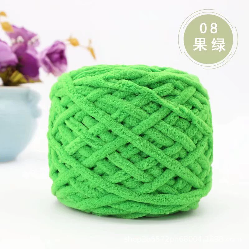 Шар пряжи шерстяной (ice yarn) — 15 м, толстая нитка, множество цветов для шарфов шапок тапочек