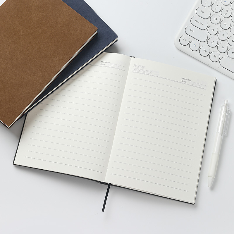 Nuevo cuaderno de negocios A5 puede imprimir logotipo de reunión de trabajo B5 cuaderno de notas de cubierta suave gruesa cuaderno de notas