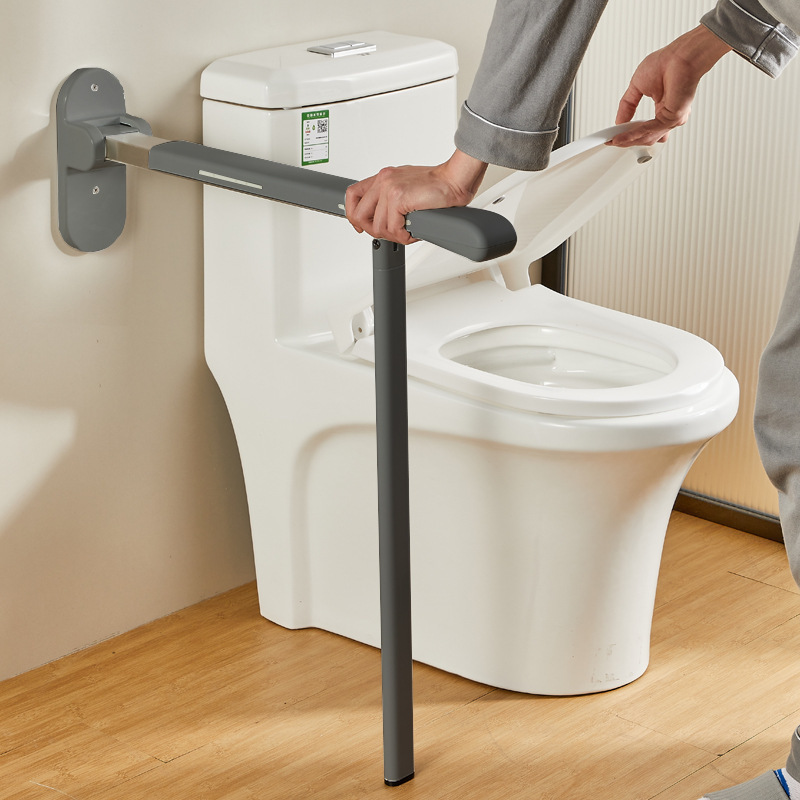 老人安全手すり家庭用便器助力ラックトイレ便器手すり妊婦折りたたみ起重機|undefined