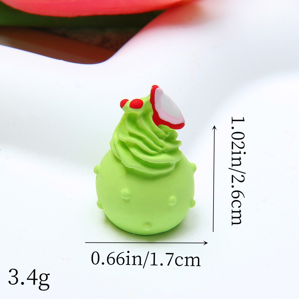 Pastel de juego de comida simulación palomitas de maíz postre bricolaje crema accesorios de goma decoración de la casa zapatos hebilla briy al por mayor