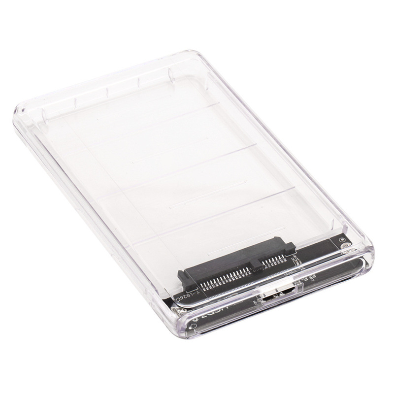 External transparent SSD solid state mechanical 2.5 inch notebook SATA serial port USB 3.0 high speed mobile hard disk box