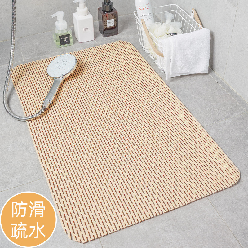 Bathroom Non-Slip Floor Mat Bathroom Pvc Anti-Slip Mat Bathroom Shower Room Bath Shower Floor Anti-Fall Foot Mat