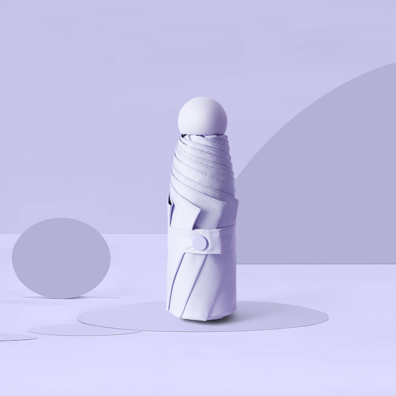 5 배 6 뼈 전체 음영 비닐 보라색 UPF50