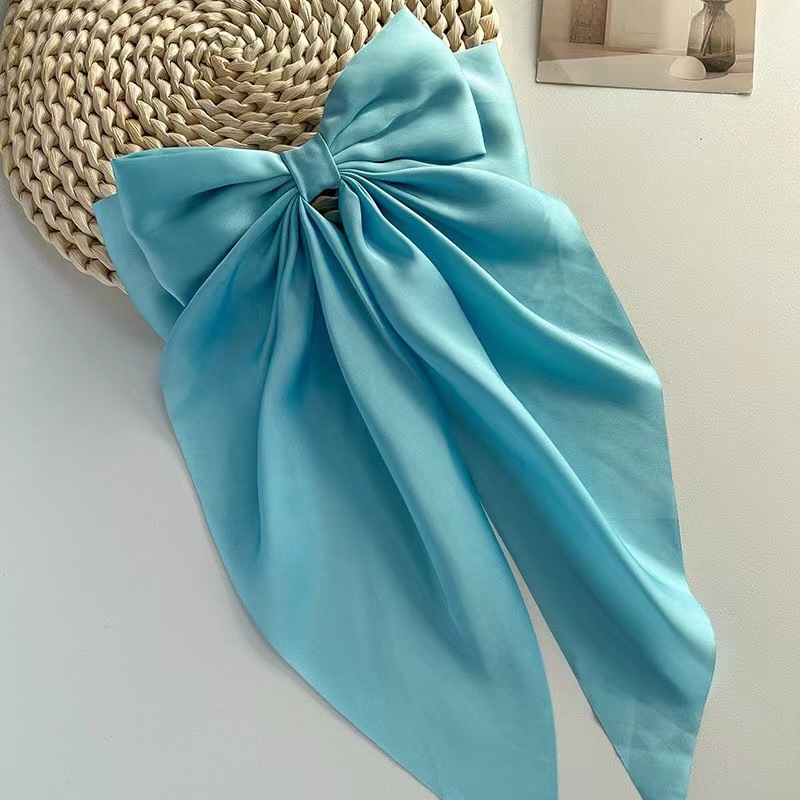 보우스프링클립-하늘색