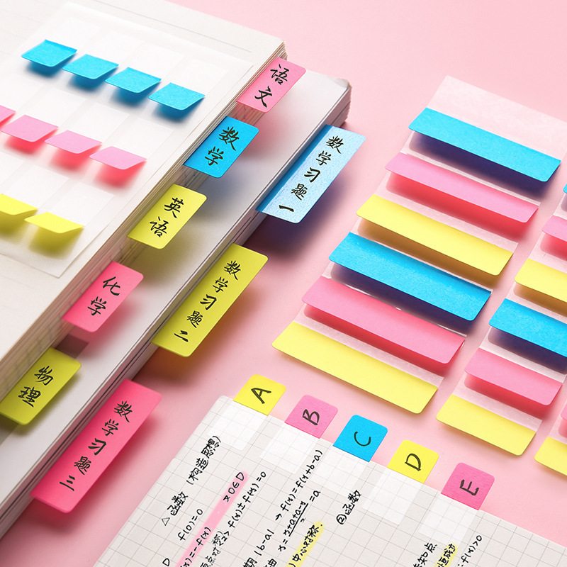Post-it note index label note paper writable sticker Mark bookmark classification lead page N times sticky