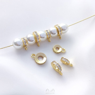 ��ɫ�����Ȧ14K����ɫ���_�ڵ��h�ʯ��Ƭdiy����|Ƭ�Ʒ���