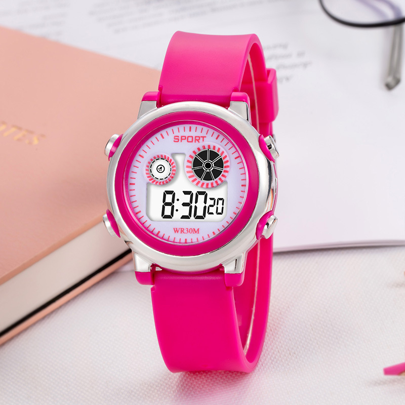 Niños estudiantes tendencia relojes electrónicos niños y niñas deportes al aire libre vida nocturna relojes electrónicos fabricantes al por mayor