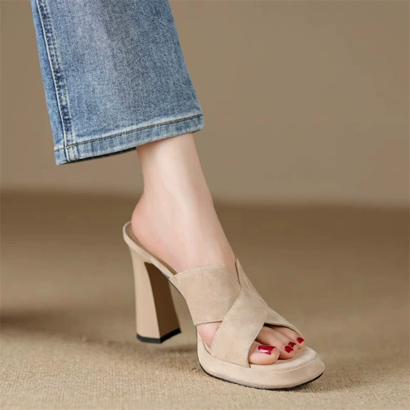 Sandals, summer footwear, universal shoes high heels, 2025 years