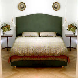 法式复古实木床美式轻奢双人床别墅婚床可