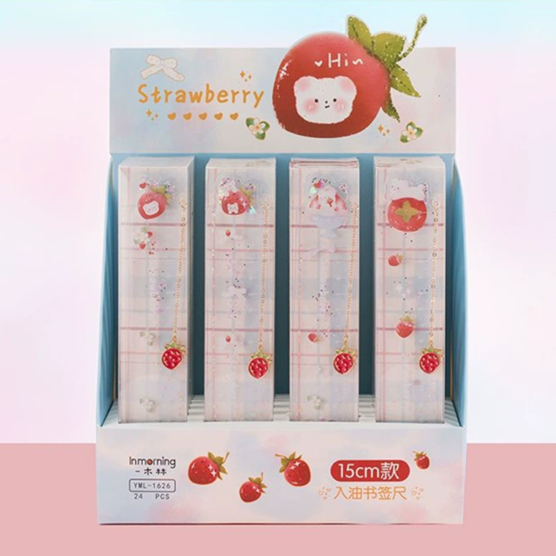 Strawberry, cute fresh ruler, 15cm