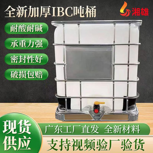 Guangdong Brand New Plastic Ton Barrel, Acid and Alkali Resistant Ibc Barrel with Iron Frame, Transporting 1 Ton Liquid Chemical Barrel