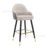 Бар Стул Итальянский высокий стул Light Luxury Bar Стул Simple Bar Stool High Stule Front Staud Bar Light Luxury Internet Celebrity