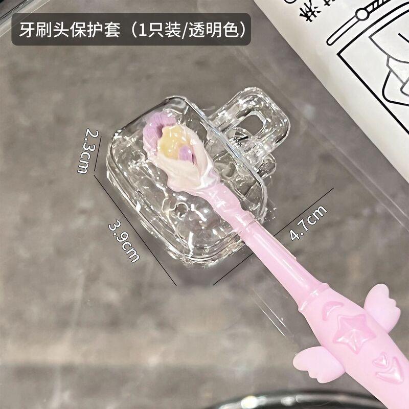 家庭用歯ブラシヘッド保護カバーポータブル旅行歯ブラシ防塵保護キャップ収納ボックスポータブル歯ブラシヘッド収納クリップ|undefined