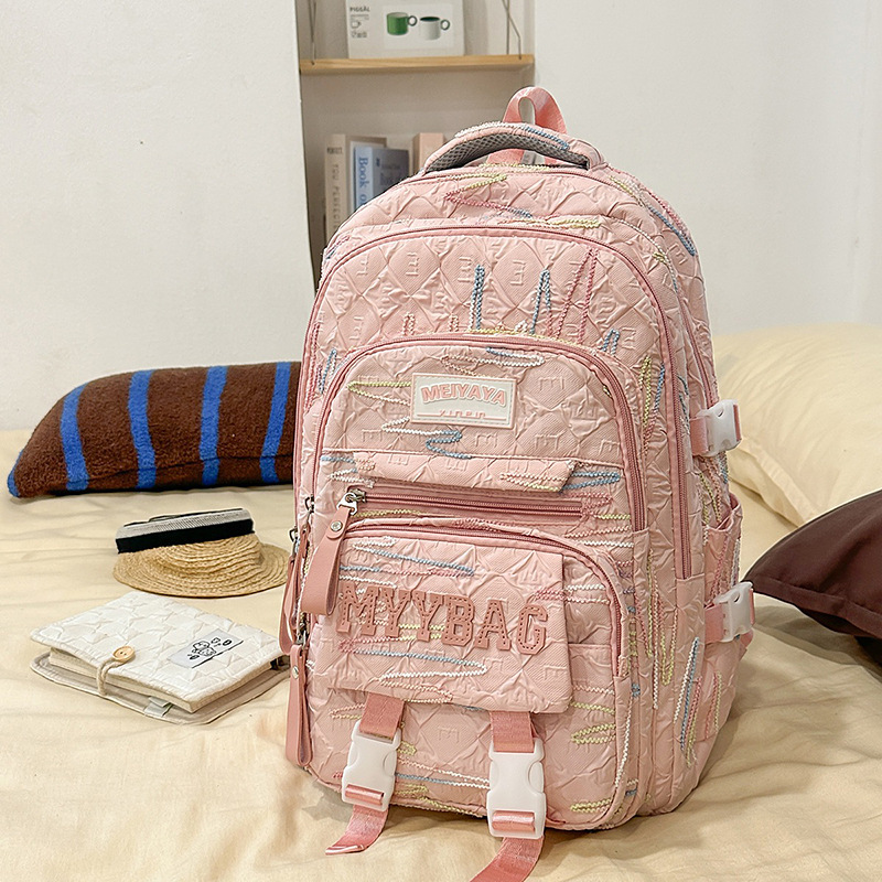 儿童书包女生小学生初中生高中两件套大学生背包高颜值女孩双肩包|undefined