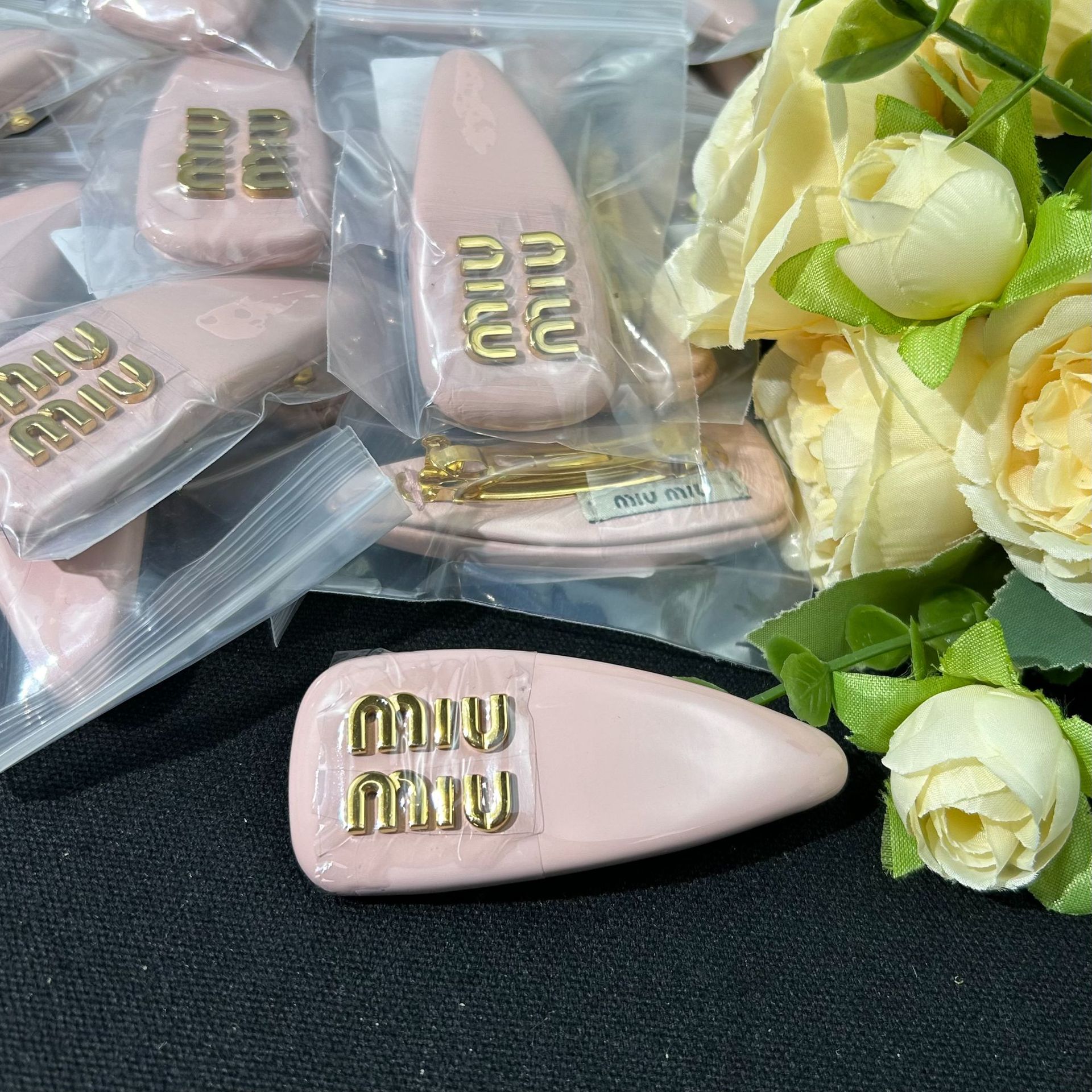 New Mumu Hairpin High Version Spring Clip Miss Miao Bangs Clip Bb Side Clip Side Back of the Head Candy Hair Accessory