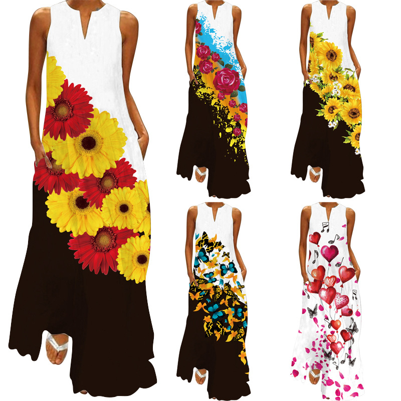 Retro long skirt