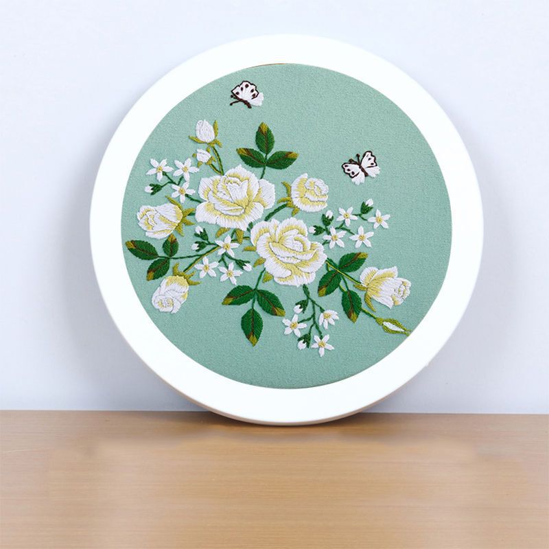 Simple round picture frame wall mounting oil painting stick photo frame diy round diamond painting mounting frame creative frame wholesale