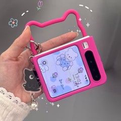 新しい華為PuraX保護ケースの典型的なチベット版を適用して、広々としたpurax保護ケースを折って、外スクリーン保護カバーの後ろのケースが転倒防止折り畳みスクリーンのかわいい粉を手に入れて女性を保護することができる